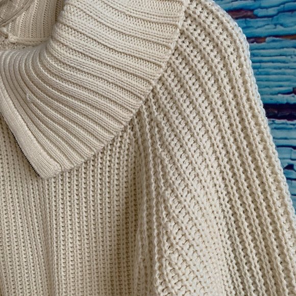 Spense Knits Offset Collar Sweater - Picture 3 of 8